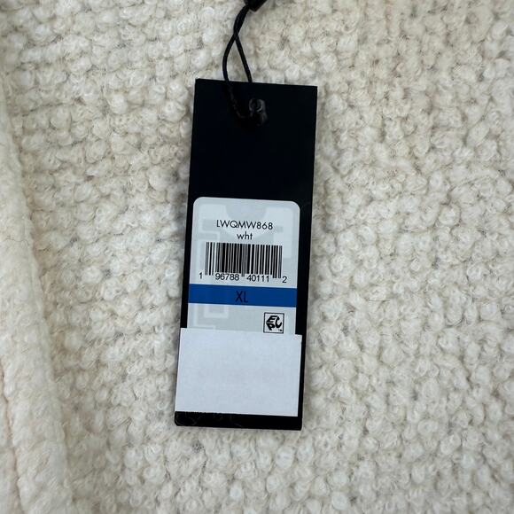 KARL LAGERFELD PARIS Women's XL Double-Breasted Overcoat Wool Blend - Picture 14 of 16